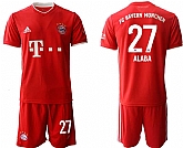 2020-21 Bayern Munich 27 ALABA Home Soccer Jersey,baseball caps,new era cap wholesale,wholesale hats